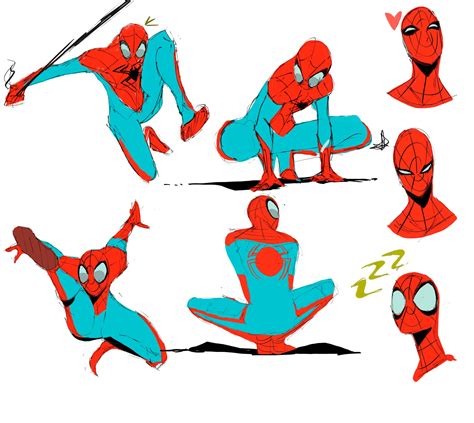 poses spiderman